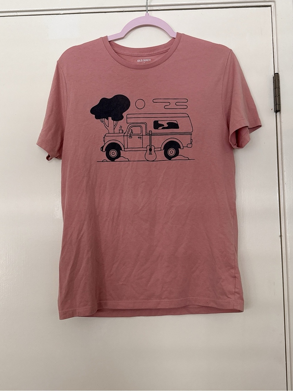 Old Navy Men’s Rose Graphic Crewneck T‑Shirt